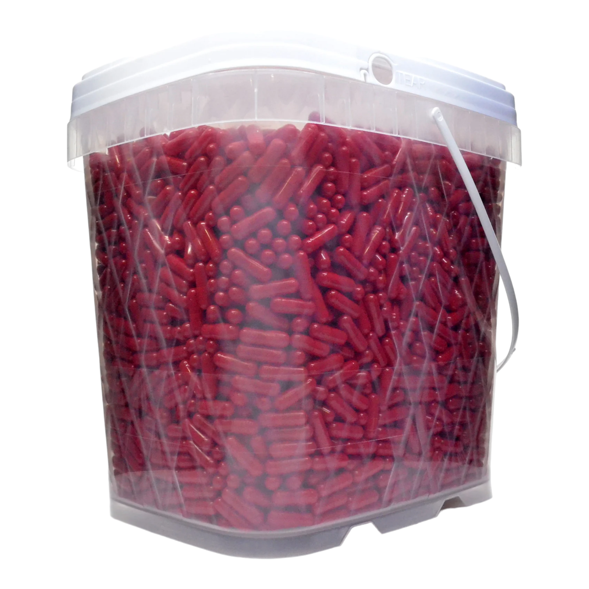 Gelatin Capsules, Size #0 (Red/Red)