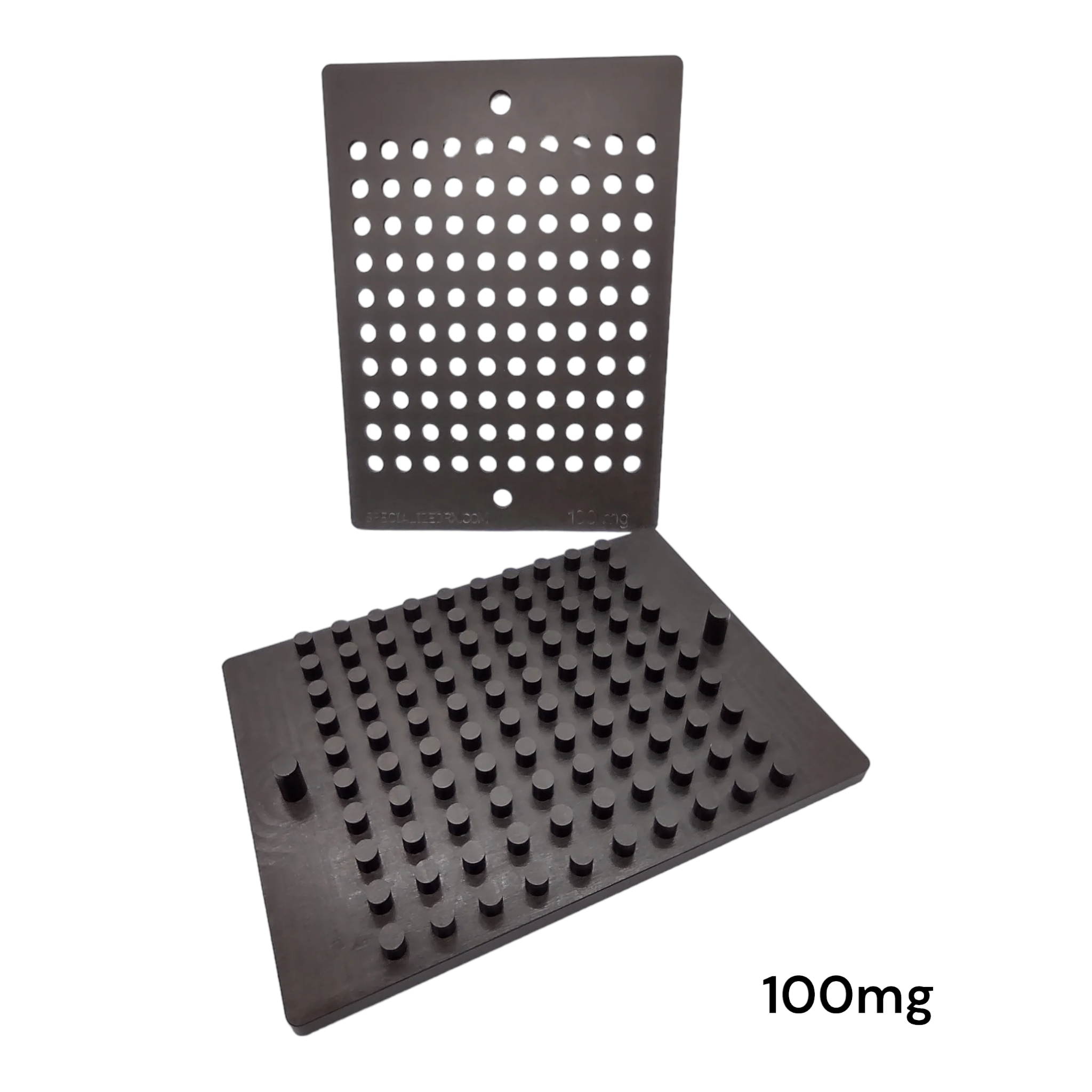 Tablet Triturate Molds, Hard-Coated (100 Cavities)