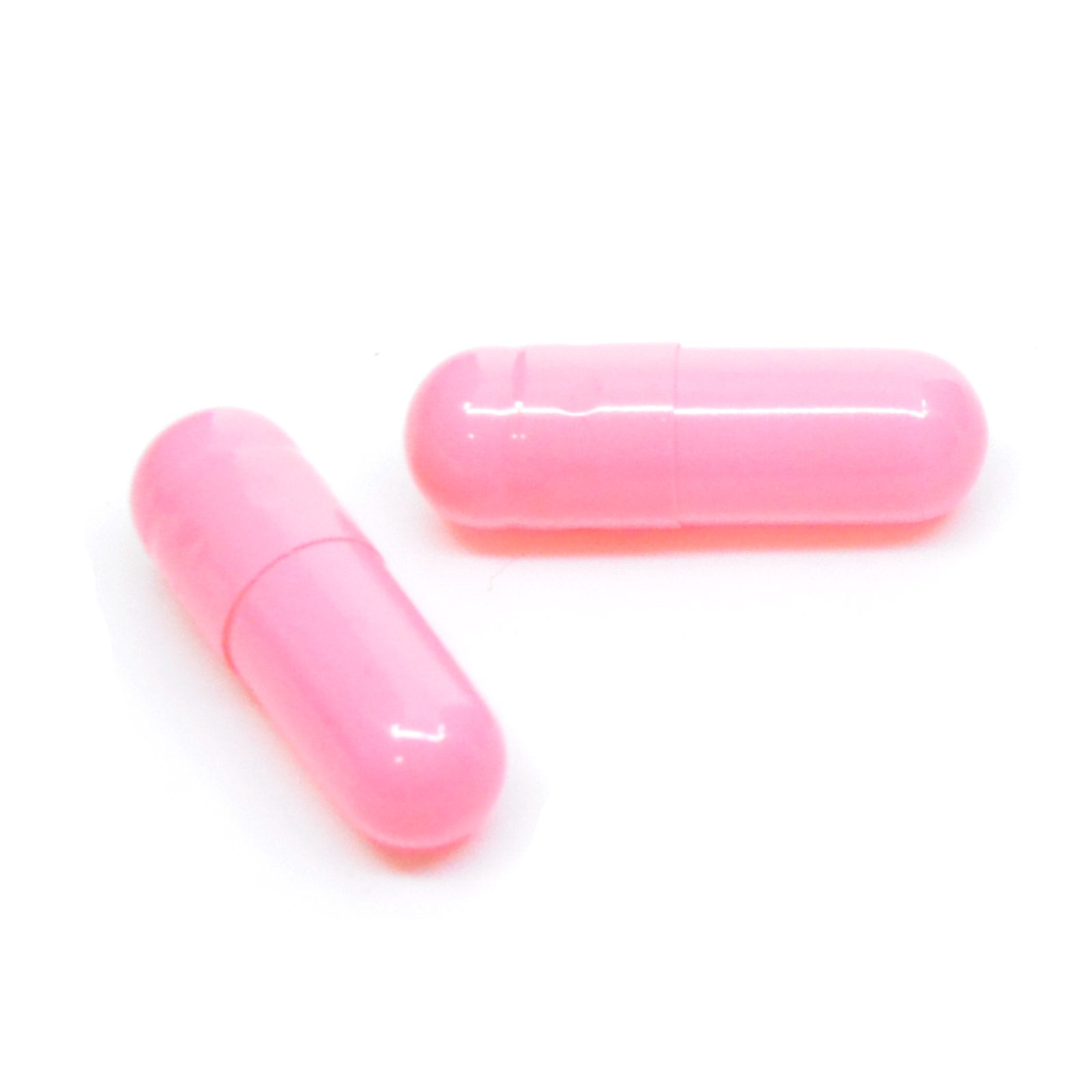 Gelatin Capsules, Size #0 (Pink/Pink)