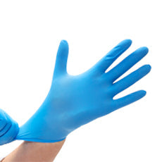 Gloves, Blue Nitrile Powder-Free, (S - XL) (Non-Sterile)