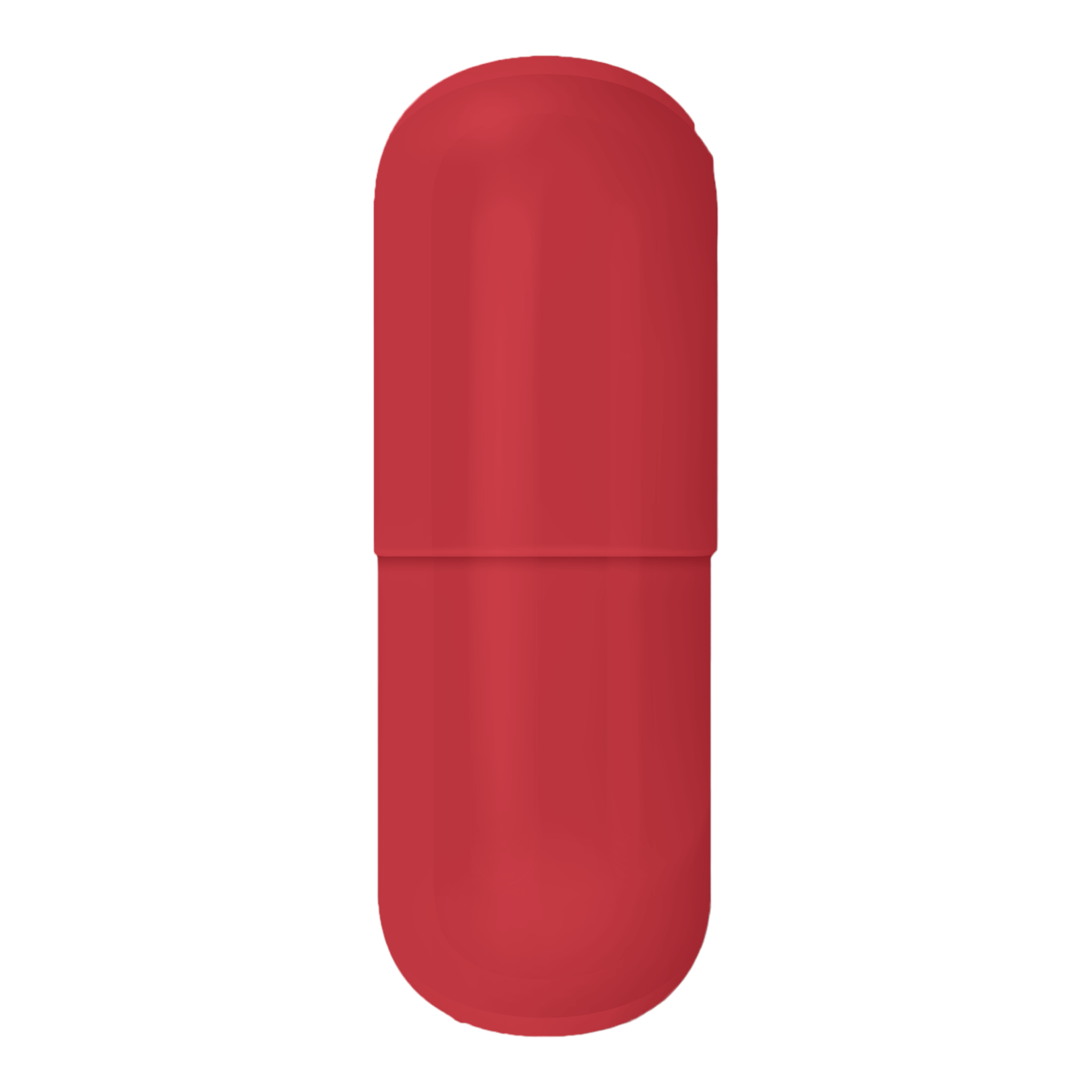 Gelatin Capsules, Size #0 (Red/Red)