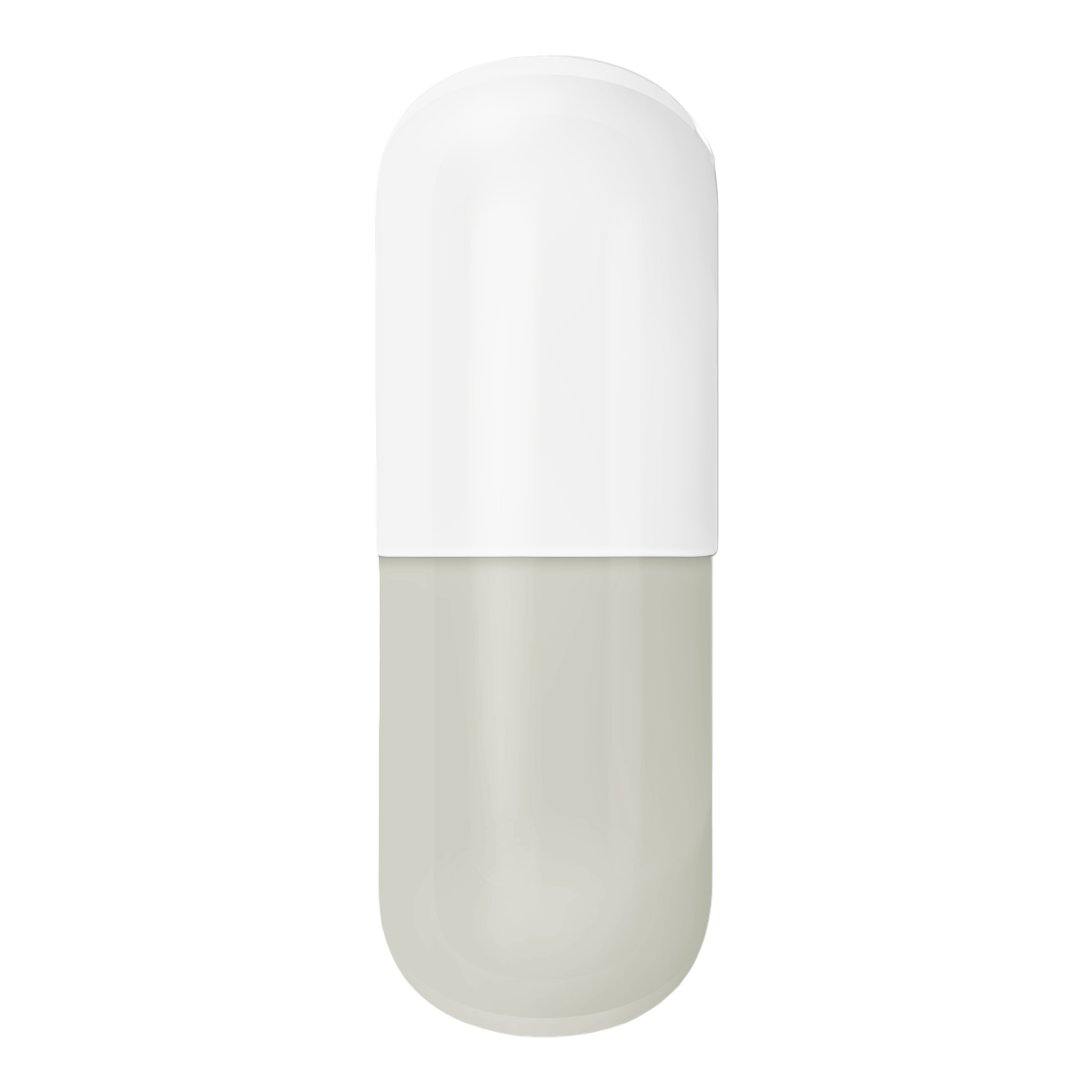 Gelatin Capsules, Size #3 (White Opaque/Clear)