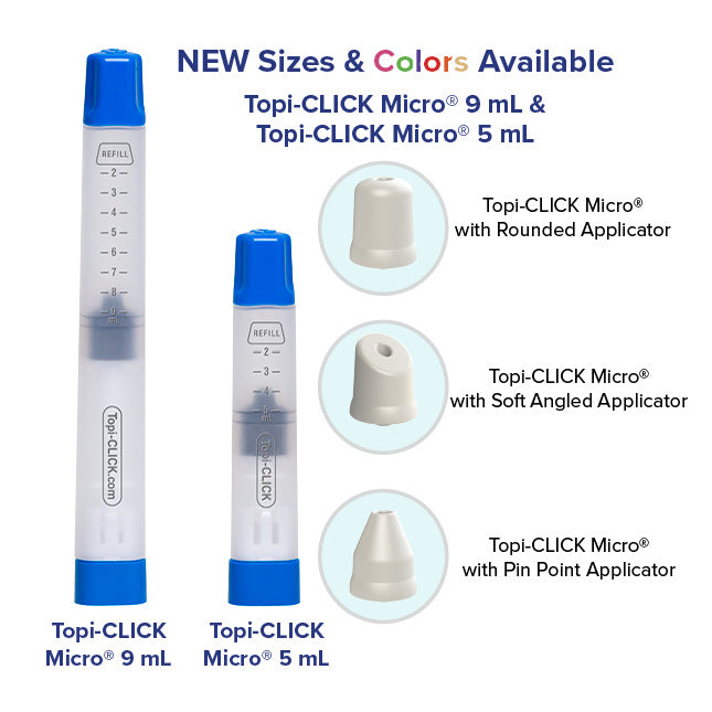 Topi-CLICK Micro® Soft Angled Applicators (5 mL)
