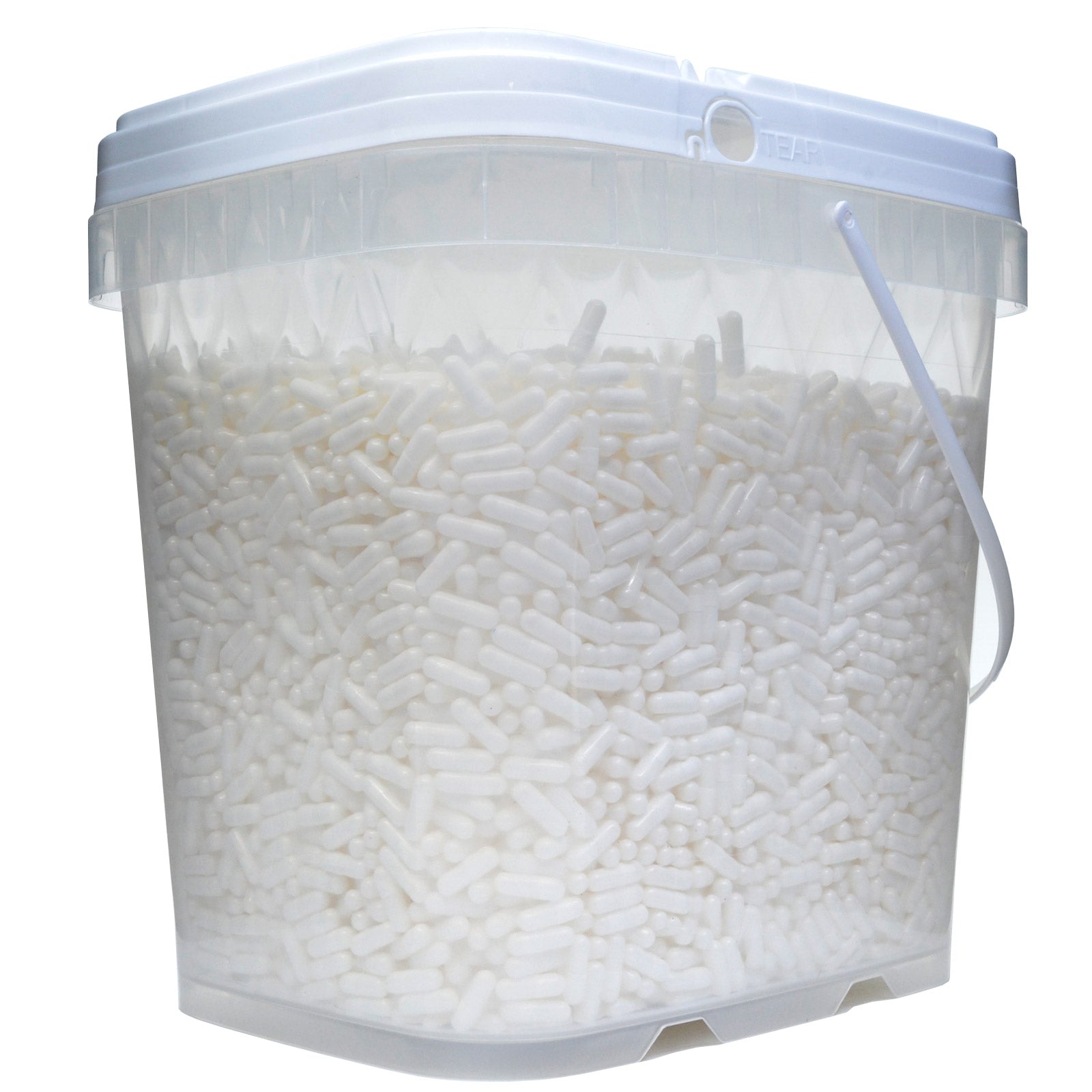 Gelatin Capsules, Size #0 (White/White)