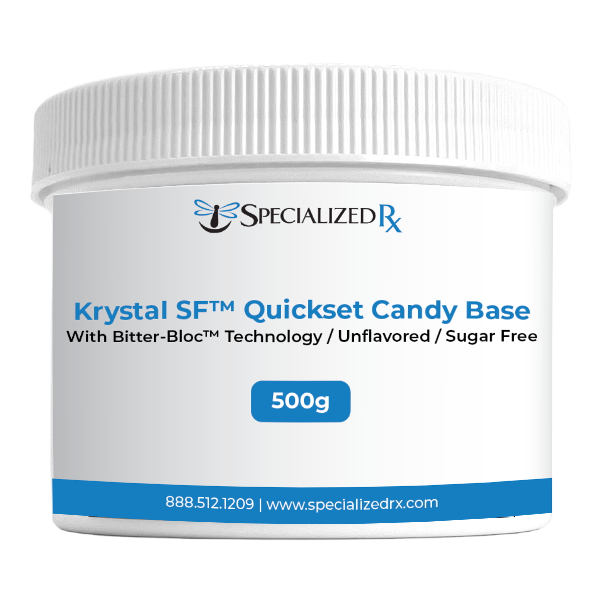 Krystal SF™ Quickset Hard Candy Base w/Bitter-Bloc Technology, Unflavored