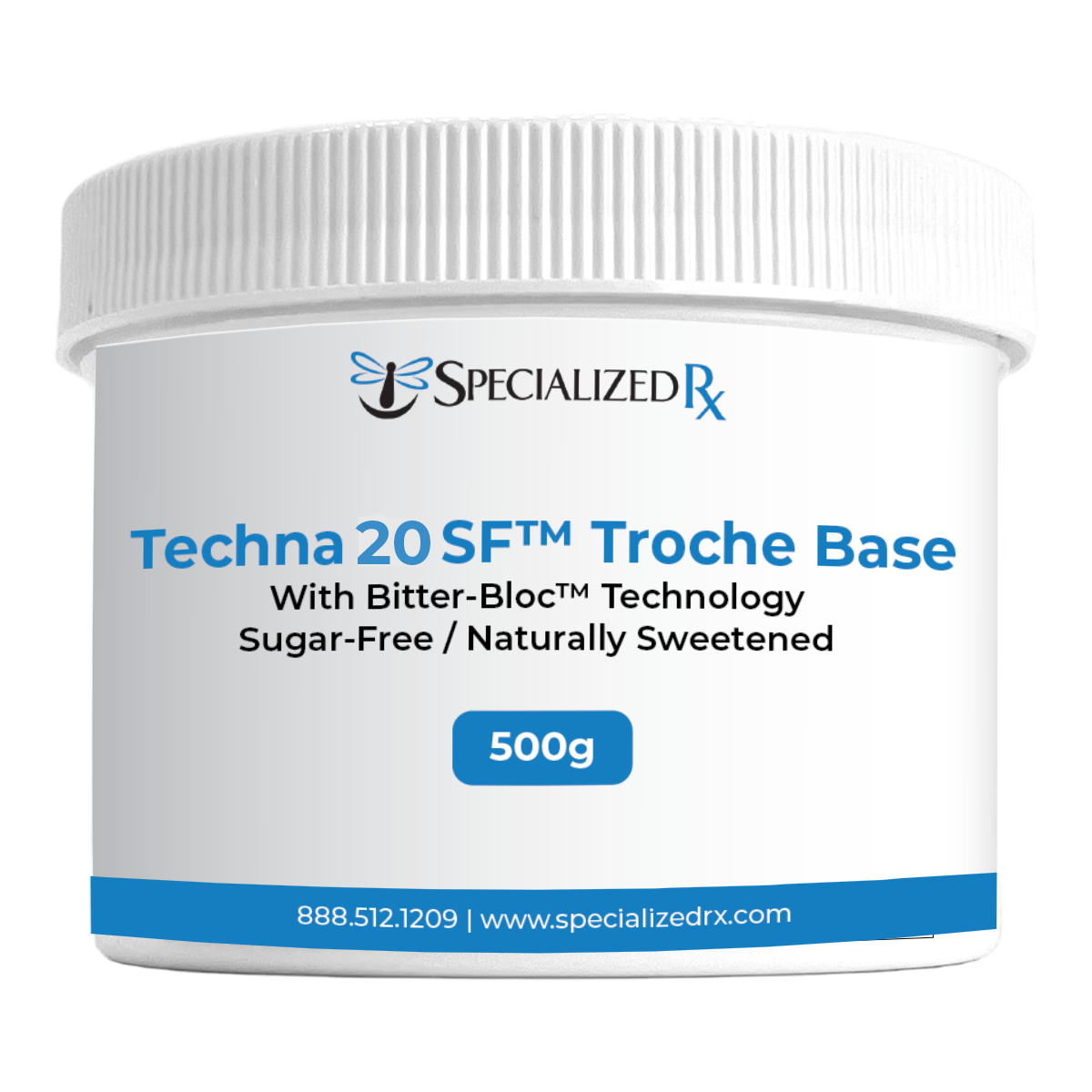 Techna 20 SF™ (Sweetened/Sugar-Free) Troche Base w/Bitter-Bloc Technology