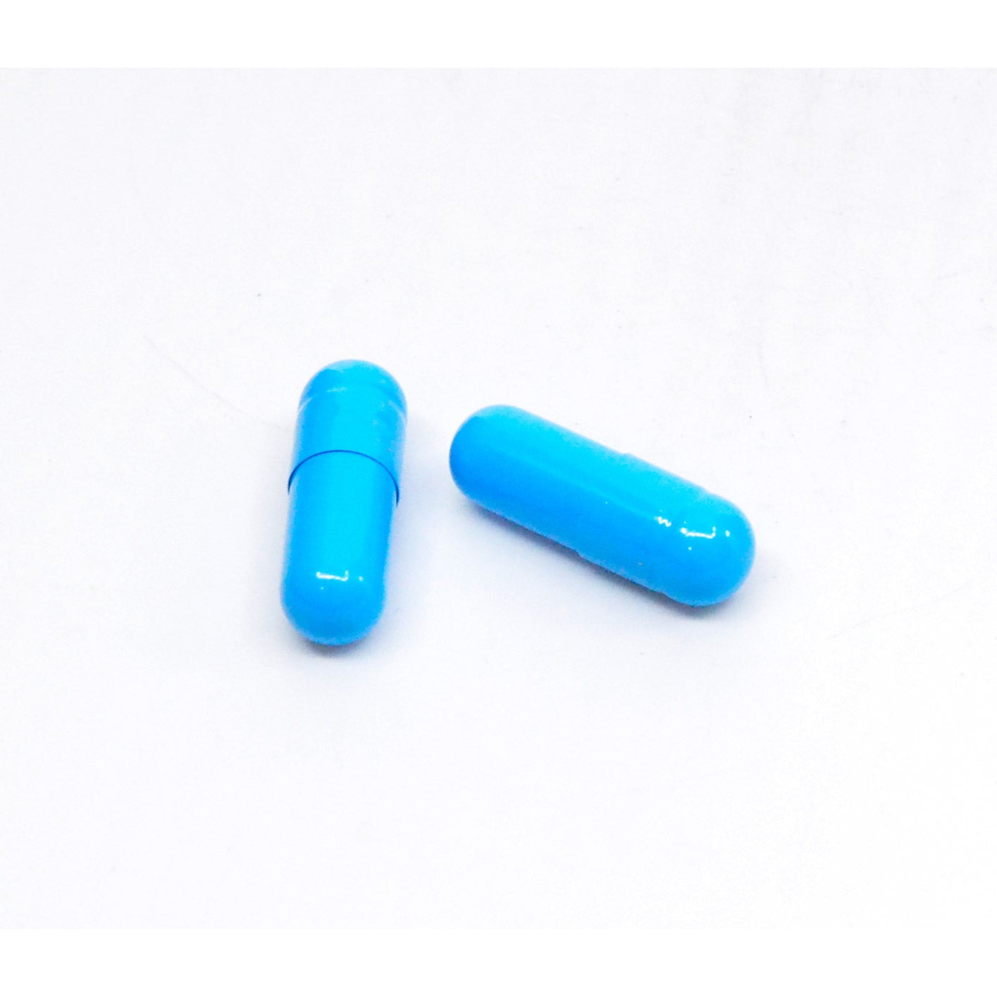 Size #0-Powder Blue/Powder Blue - Gelatin Capsules