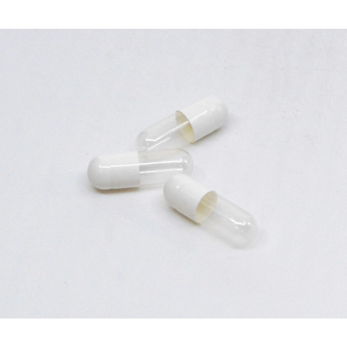 Size #1-White Opaque/Clear - Gelatin Capsules